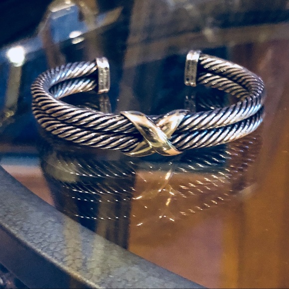 David Yurman Jewelry - SOLD !!!!  Authentic David Yurman double X cable 5mm each.